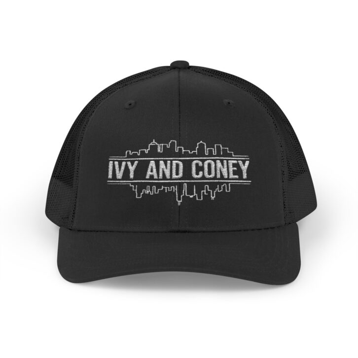 Ivy & Coney Embroidered Logo Trucker Cap